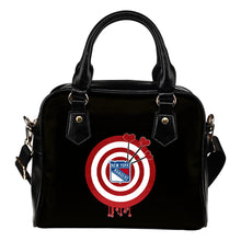 Load image into Gallery viewer, Valentine Sweet New York Rangers Dart Couple Love Shoulder Handbags