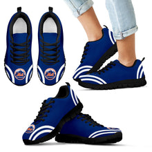 Load image into Gallery viewer, Lovely Curves Stunning Logo Icon New York Mets Sneakers