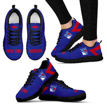 Load image into Gallery viewer, Pattern Logo Slide In Line New York Rangers Sneakers