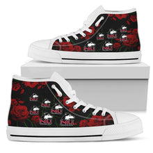 Load image into Gallery viewer, Lovely Rose Thorn Incredible Northern Illinois Huskies High Top Shoes