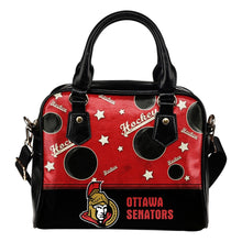 Load image into Gallery viewer, Personalized American Hockey Awesome Ottawa Senators Shoulder Handbag