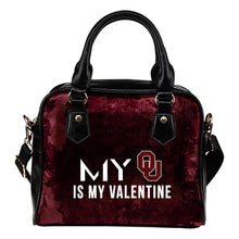 Load image into Gallery viewer, Deep My Love Valentine Fashion Oklahoma Sooners Shoulder Handbags