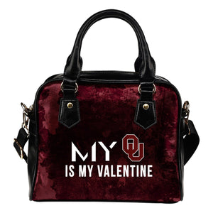 Deep My Love Valentine Fashion Oklahoma Sooners Shoulder Handbags