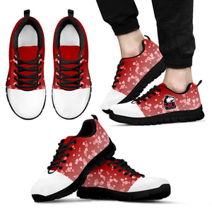 Heart Flying Valentine Sweet Logo Northern Illinois Huskies  Sneakers