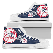 Load image into Gallery viewer, Straight Outta New York Yankees High Top Shoes