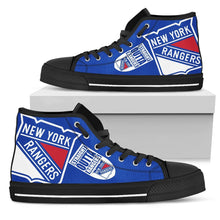 Load image into Gallery viewer, Straight Outta New York Rangers High Top Shoes