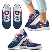 Load image into Gallery viewer, Vertical Two Line Mixed Helmet New York Yankees Sneakers