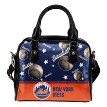 Load image into Gallery viewer, Personalized American Baseball Awesome New York Mets Shoulder Handbag
