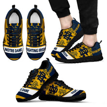Load image into Gallery viewer, Three Impressing Point Of Logo Notre Dame Fighting Irish Sneakers