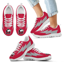 Load image into Gallery viewer, Cute Northern Illinois Huskies Sneakers Thunder Lightning Amazing Logo