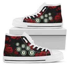 Load image into Gallery viewer, Lovely Rose Thorn Incredible Oakland Athletics High Top Shoes