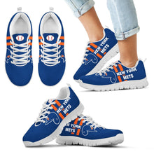 Load image into Gallery viewer, Vertical Two Line Mixed Helmet New York Mets Sneakers