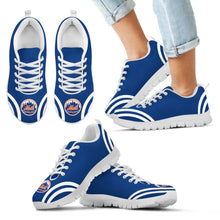 Load image into Gallery viewer, Lovely Curves Stunning Logo Icon New York Mets Sneakers