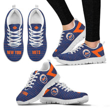 Load image into Gallery viewer, Pattern Logo Slide In Line New York Mets Sneakers