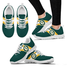 Load image into Gallery viewer, Three Colors Vertical Oakland Athletics Sneakers