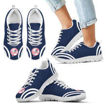 Load image into Gallery viewer, Lovely Curves Stunning Logo Icon New York Yankees Sneakers