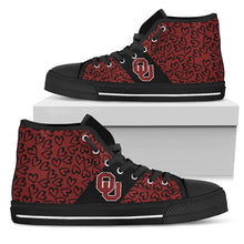Load image into Gallery viewer, Perfect Cross Color Absolutely Nice Oklahoma Sooners High Top Shoes