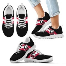 Load image into Gallery viewer, Three Colors Vertical Northern Illinois Huskies Sneakers