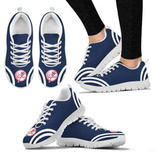 Load image into Gallery viewer, Lovely Curves Stunning Logo Icon New York Yankees Sneakers