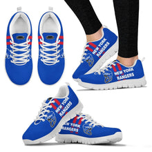Load image into Gallery viewer, Vertical Two Line Mixed Helmet New York Rangers Sneakers