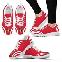 Load image into Gallery viewer, Lovely Curves Stunning Logo Icon Ottawa Senators Sneakers
