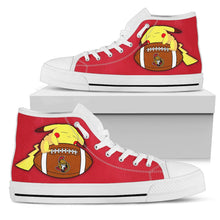 Load image into Gallery viewer, Pikachu Laying On Ball Ottawa Senators High Top Shoes