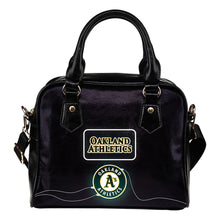 Load image into Gallery viewer, Fancy Oakland Athletics Fashion Logo Lighting Cosy Shoulder Handbags