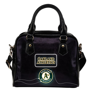 Fancy Oakland Athletics Fashion Logo Lighting Cosy Shoulder Handbags