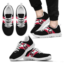 Load image into Gallery viewer, Three Colors Vertical Northern Illinois Huskies Sneakers
