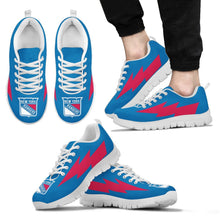 Load image into Gallery viewer, Nice Style New York Rangers Sneakers Thunder Lightning Amazing Logo