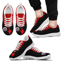 Load image into Gallery viewer, Cute Cupid Angel Background New York Mets Sneakers