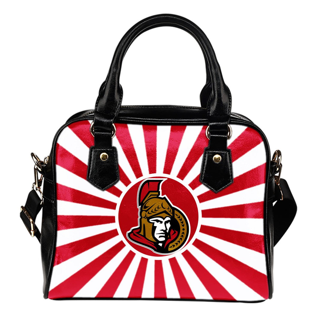 Central Awesome Paramount Luxury Ottawa Senators Shoulder Handbags