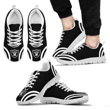 Load image into Gallery viewer, Lovely Curves Stunning Logo Icon Oakland Raiders Sneakers