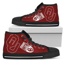 Load image into Gallery viewer, Straight Outta Oklahoma Sooners High Top Shoes
