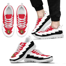 Load image into Gallery viewer, Jagged Saws Creative Draw Ottawa Senators Sneakers