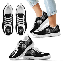 Load image into Gallery viewer, Vintage Four Flags With Streaks Oakland Raiders Sneakers