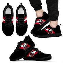 Load image into Gallery viewer, Three Colors Vertical Northern Illinois Huskies Sneakers