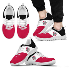 Load image into Gallery viewer, Separate Colours Section Superior Ohio State Buckeyes Sneakers