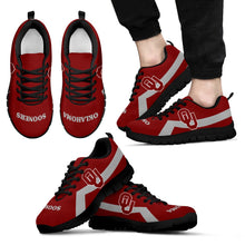 Load image into Gallery viewer, Oklahoma Sooners Line Logo Sneakers
