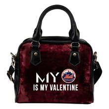 Load image into Gallery viewer, My Perfectly Love Valentine Fashion New York Mets Shoulder Handbags