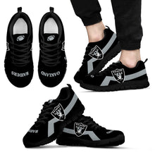 Load image into Gallery viewer, Oakland Raiders Line Logo Sneakers
