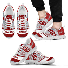 Load image into Gallery viewer, Three Impressing Point Of Logo Oklahoma Sooners Sneakers