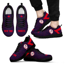 Load image into Gallery viewer, Pattern Logo Slide In Line New York Yankees Sneakers