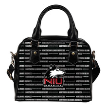 Load image into Gallery viewer, Nice Little Logo Northern Illinois Huskies Shoulder Handbags