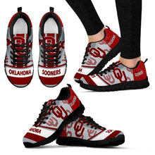 Load image into Gallery viewer, Three Impressing Point Of Logo Oklahoma Sooners Sneakers