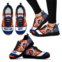 Load image into Gallery viewer, Three Impressing Point Of Logo New York Mets Sneakers