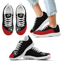 Load image into Gallery viewer, Valentine Love Red Colorful Oakland Raiders Sneakers