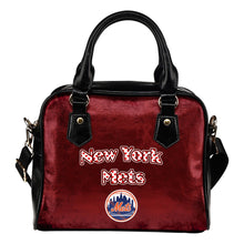 Load image into Gallery viewer, Love Icon Mix New York Mets Logo Meaningful Shoulder Handbags