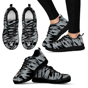 Brush Strong Cracking Comfortable Oakland Raiders Sneakers