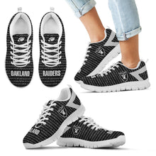 Load image into Gallery viewer, Pattern Logo Slide In Line Oakland Raiders Sneakers